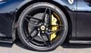 Ferrari F8 Spider 2020 - GCC - Under Warranty - 10,000 KMs only - Wrap in black/ Yellow Original