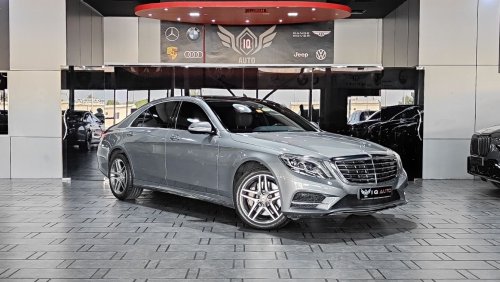 Mercedes-Benz S 400 AED 3,700 P.M | 2015 MERCEDES-BENZ S400 AMG  | FULL SERVICE HISTORY | GCC | PANORAMIC VIEW | FULLY L