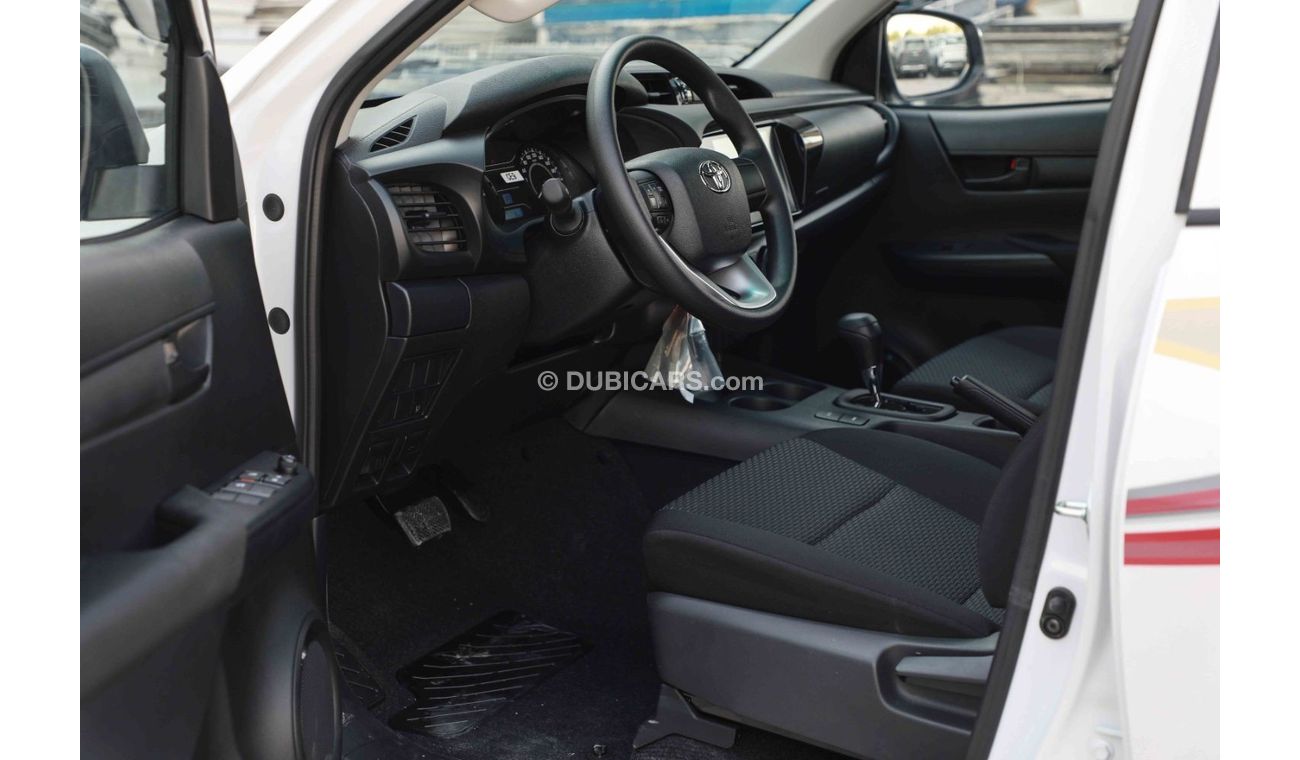 تويوتا هيلوكس 2025 TOYOTA HILUX LOW 2.7 - PLATINUM WHITE PEARL inside BLACK | Export Only