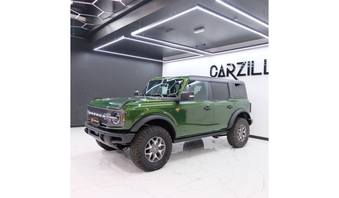 فورد برونكو Ford Bronco 2024 Green-2.7L-4WD-Car is in Excellent Condition-Accident Free-Brand New Car