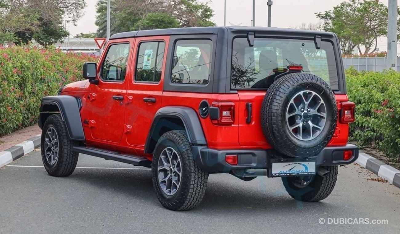 Jeep Wrangler Unlimited Sport Plus , 2024 GCC , 0Km , With 5 Years Warranty & 3 Years Service @Official Dealer