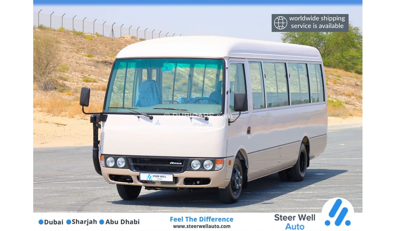 ميتسوبيشي روزا 30 Seater - 4.2L - 4D33 - Best Selling - Smooth Transmission - Book Now!