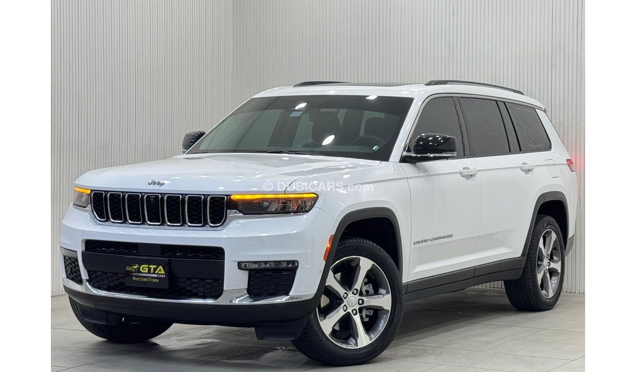 جيب جراند شيروكي L Limited 3.6L 2023 Jeep Grand Cherokee L Limited Plus Edition, 2028 Jeep Warranty + Sevice Pack, 7 