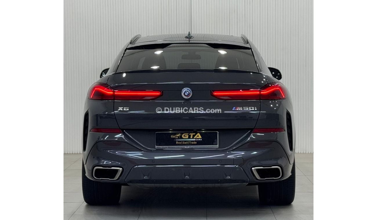 بي أم دبليو X6 M50i 4.4L 2023 BMW X6 M50i, Nov 2027 AGMC Warranty + Service Package, Full Service History, GCC