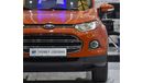 Ford EcoSport EXCELLENT DEAL for our Ford EcoSport Titanium ( 2016 Model ) in Orange Color GCC Specs