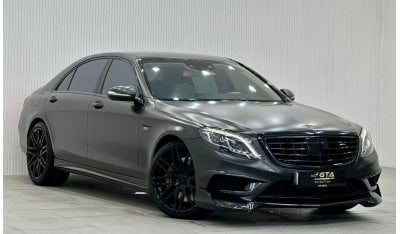 Mercedes-Benz S 63 AMG Std 2015 Mercedes Brabus S63 AMG 4MATIC, 1 Of 1, Full Service History, Fully Loaded, GCC