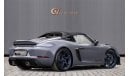 Porsche 718 Boxster Spyder RS - GCC Spec - With Warranty