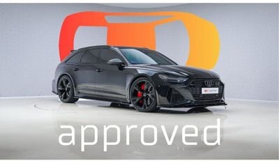 Audi RS6 Avant TFSI quattro 4.0L - 2 Years Approved Warranty - Approved Prepared Vehicle