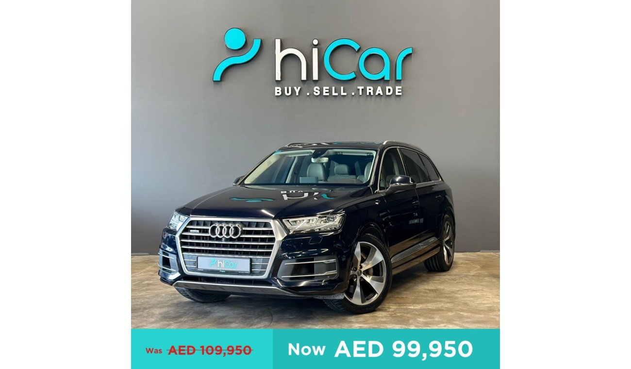 Audi Q7 45 TFSI quattro S-Line Luxury AED 1,865pm • 0% Downpayment • S-LINE  • LUXURY  • 2 Years warranty