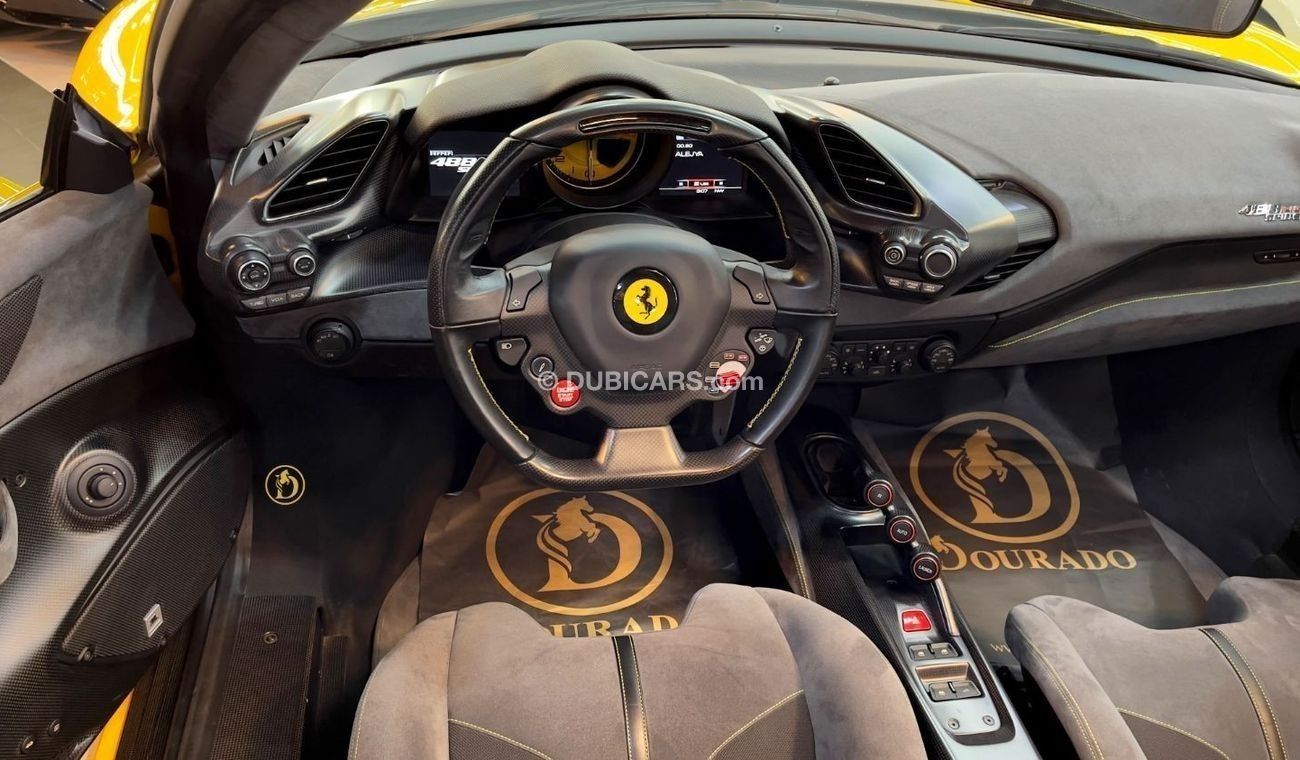 Ferrari 488 | EID AL ETIHAD SPECIAL PRICE | PISTA SPIDER | 2020 | GIALLO MODENA | FULL CARBON FIBER