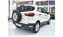 Ford EcoSport EXCELLENT DEAL for our Ford ECOsport ( 2016 Model ) in White Color GCC Specs