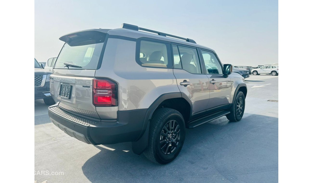 تويوتا برادو 2.4L GXL , LEATHER SEAT, PUSH START, ELECTRIC BACK DOOR, ALLOY WHEELS, MODEL 2024