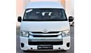 Toyota Hiace Toyota Haice High Roof 2016  GCC in excellent condition without accidents, very clean from inside an