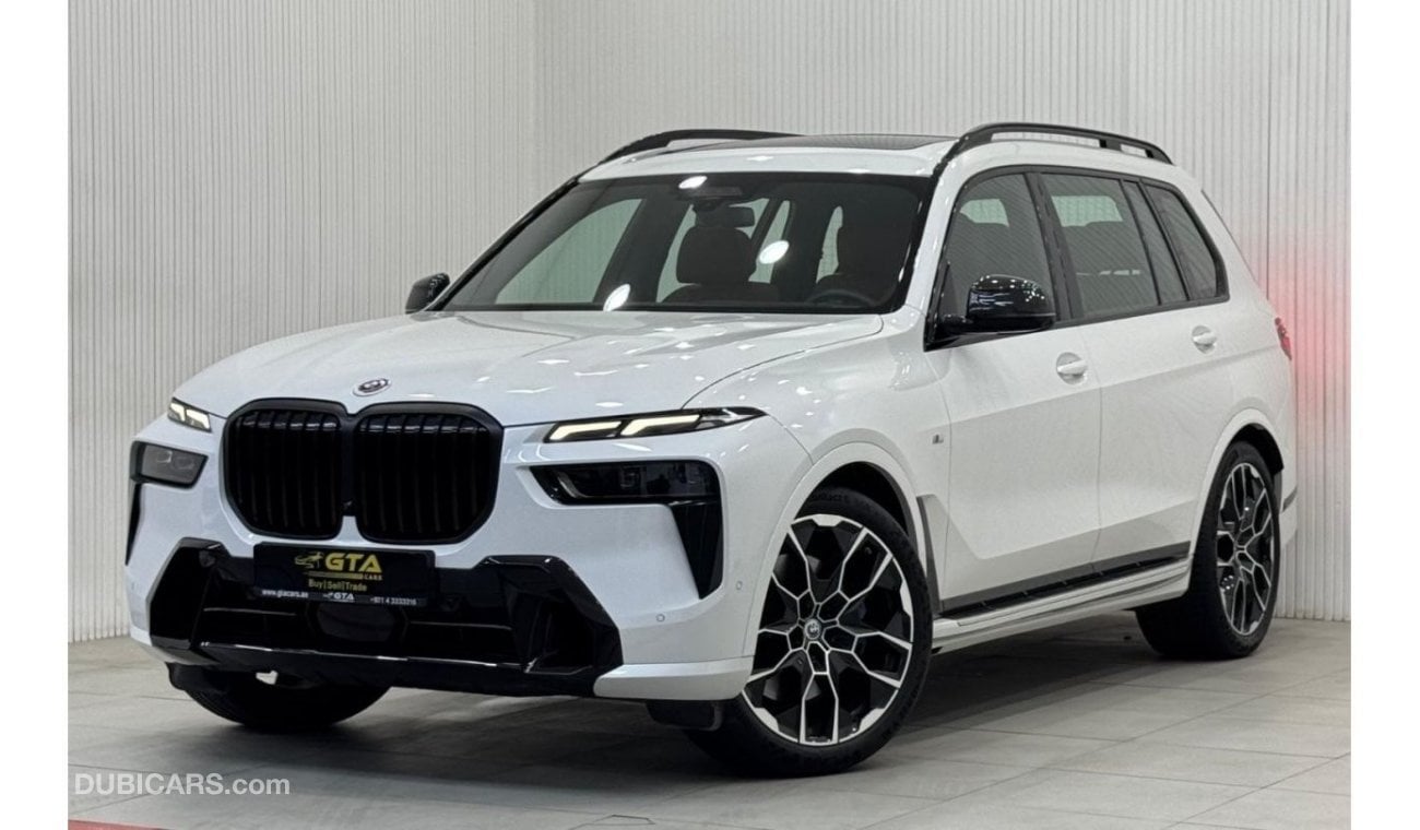 بي أم دبليو X7 2023 BMW X7 xDrive40i M-Sport, Feb 2028 BMW Warranty + Service Pack, Full Options, Very Low Km, GCC