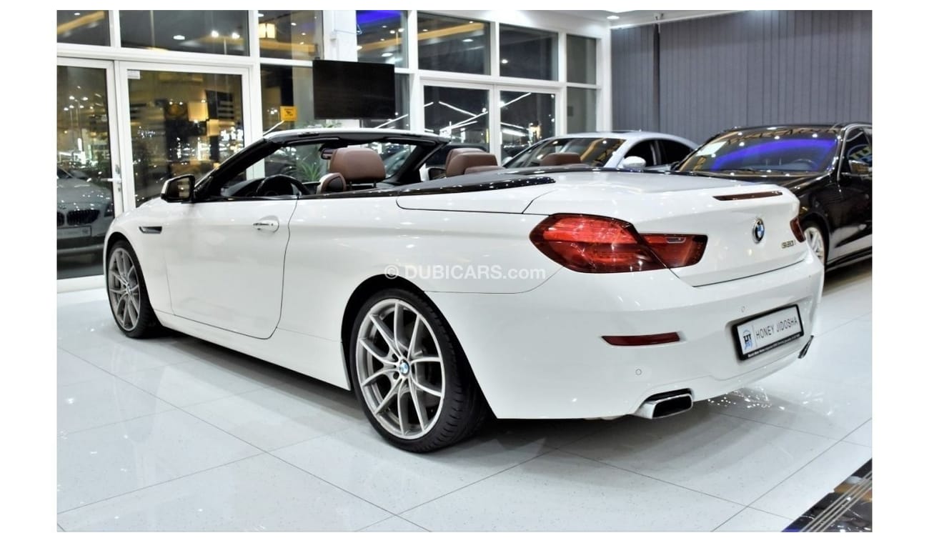 BMW 650i EXCELLENT DEAL for our BMW 650i CONVERTIBLE ( 2011 Model ) in White Color GCC Specs