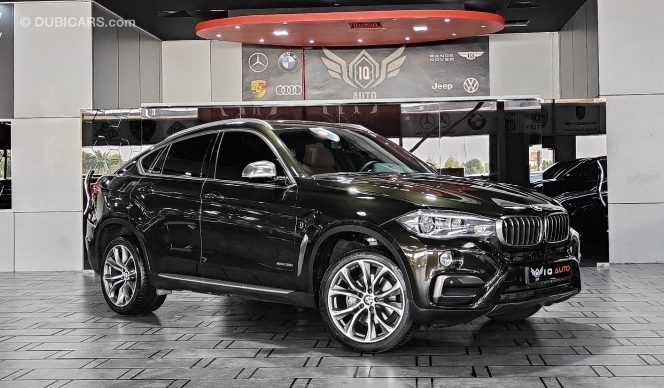 بي أم دبليو X6 35i اكسكلوسيف AED 3100/MONTHLY | 2015 BMW X6 XDRIVE 35i Exclusive Full Option | GCC