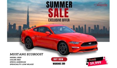 Ford Mustang EcoBoost //2020//ONLY 2700KM//AIR BAGS//CLEAN CONDITION