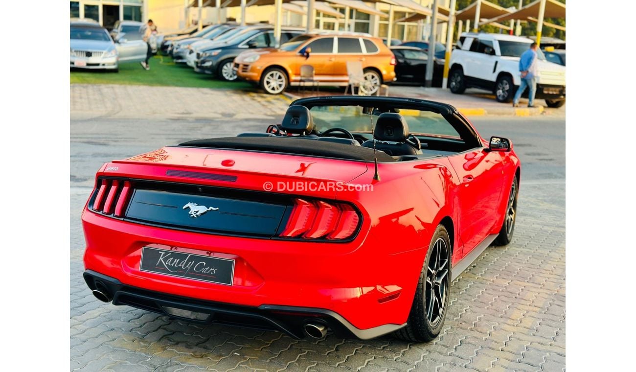 Ford Mustang EcoBoost Premium Convertible | Monthly AED 1310/- | 0% DP | Blindspot | Leather Seats | # 07111