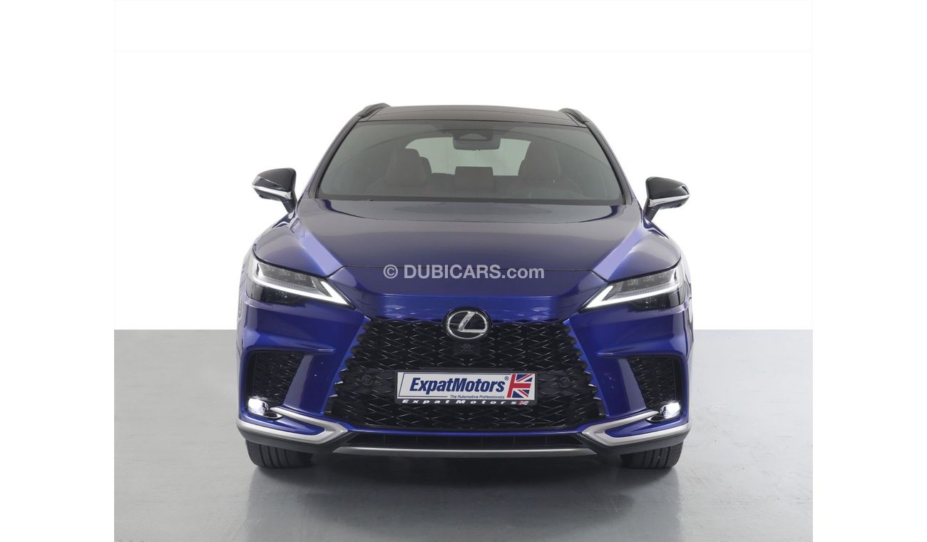 لكزس RX 350 F Sport 2.4l 275 bhp • 4,850x60 • 0% DP • 2024 • Lexus Warranty + Service Contract • FSH