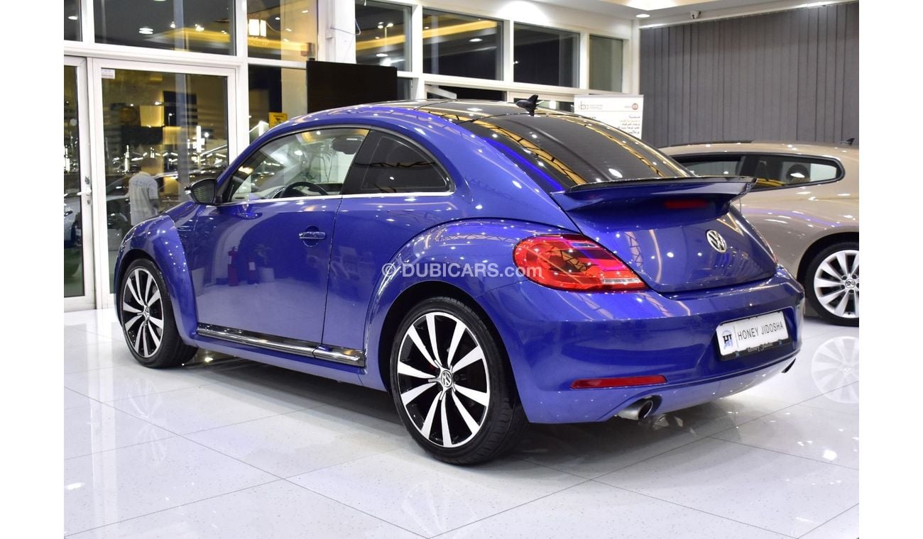 Volkswagen Beetle EXCELLENT DEAL for our Volkswagen Beetle ( 2015 Model ) in Blue Color GCC Specs