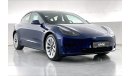 Tesla Model 3 Standard | 1 year free warranty | 0 down payment | 7 day return policy