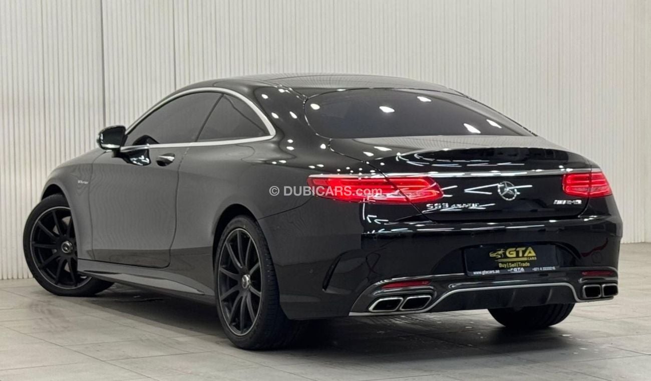 Mercedes-Benz S 63 AMG Coupe 2015 Mercedes Benz S63 AMG 4MATIC, Service History, Full Options, Excellent Condition, GCC