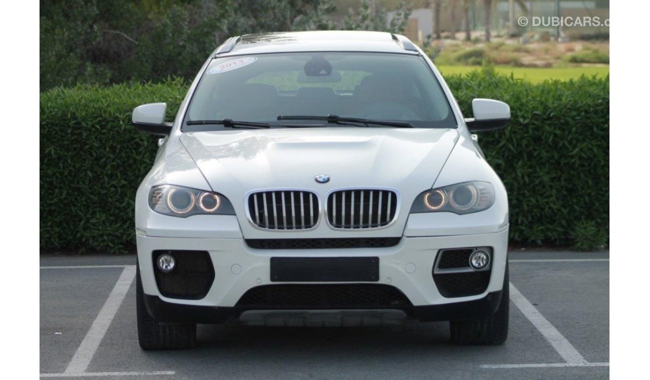 BMW X6 50i Exclusive Model 2013, Gulf, Full Option, Sunroof, 8 cylinders, automatic transmission, in excell