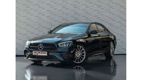 Mercedes-Benz E300 AED 3,853 PM • E 300 AMG • LOW KM • OFFICIAL MERCEDES-BENZ WARRANTY+SERVICE PLAN