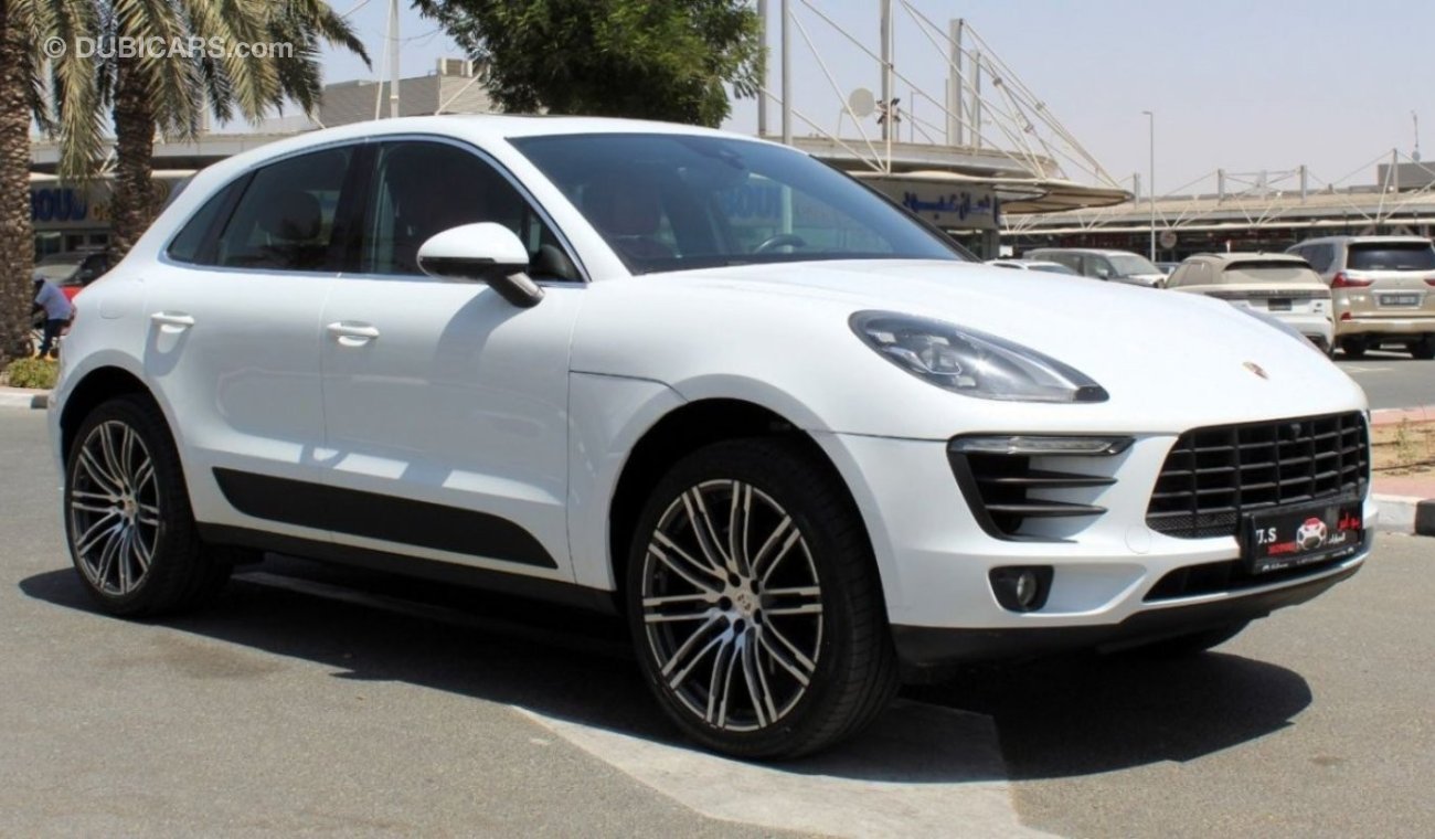 بورش ماكان أس PORSCHE MACAN S 2017 GCC FULL OPTION SINGLE OWNER IN MINT CONDITION