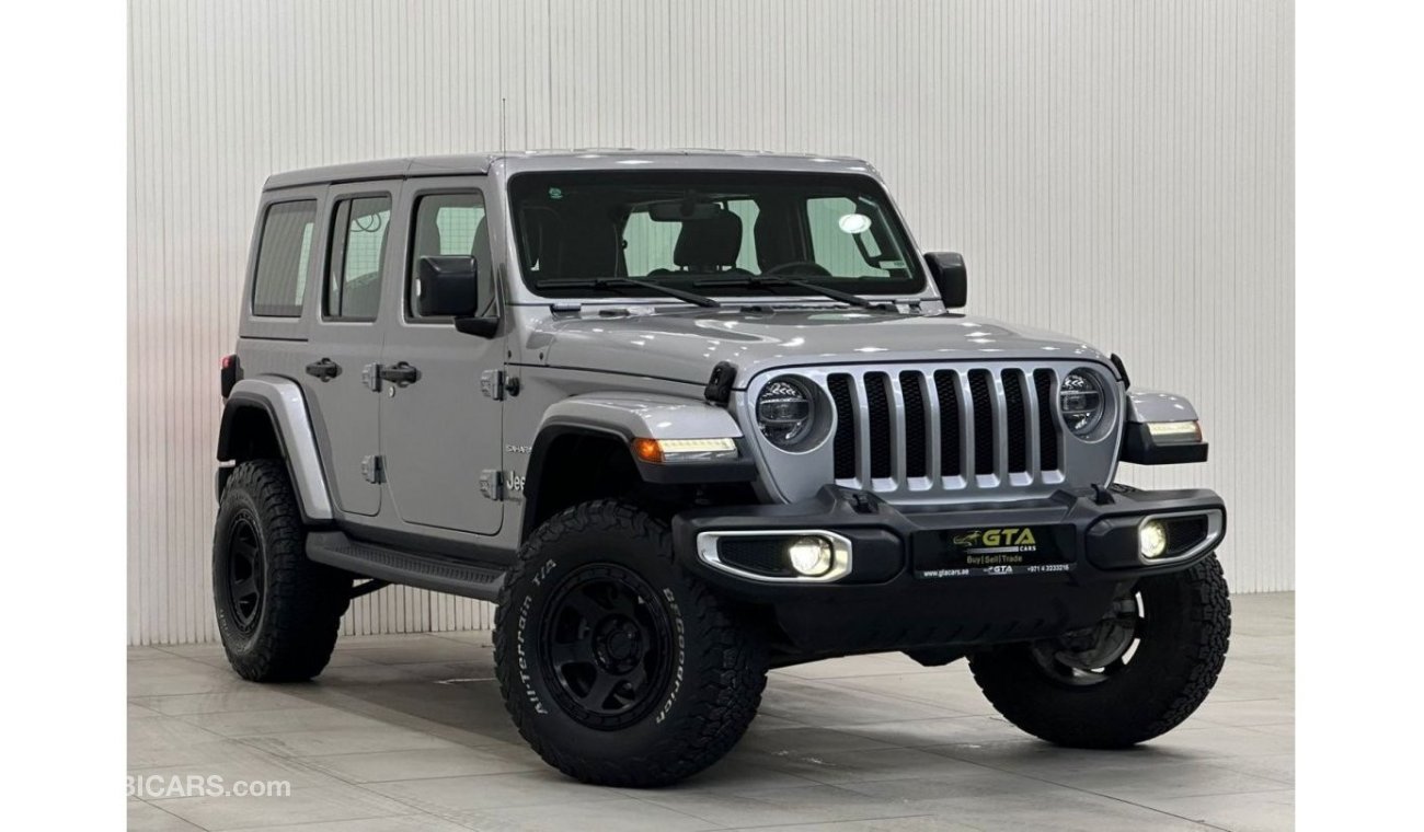 جيب رانجلر 2018 Jeep Wrangler Unlimited Sahara, Full Jeep Service History, Warranty, GCC