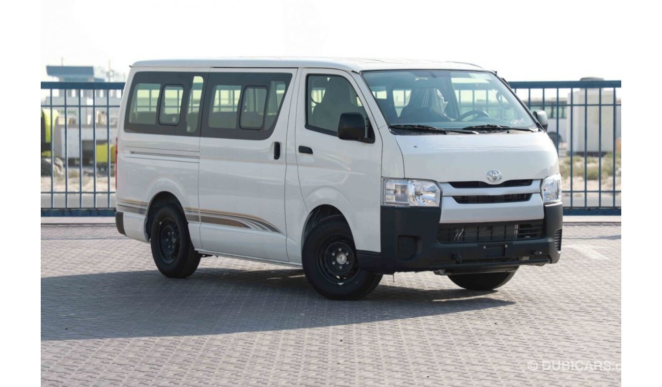 تويوتا هاياس 2024 Toyota Hiace 2.5 15str Standard Roof - أبيض من الداخل رمادي داكن | للتصدير فقط