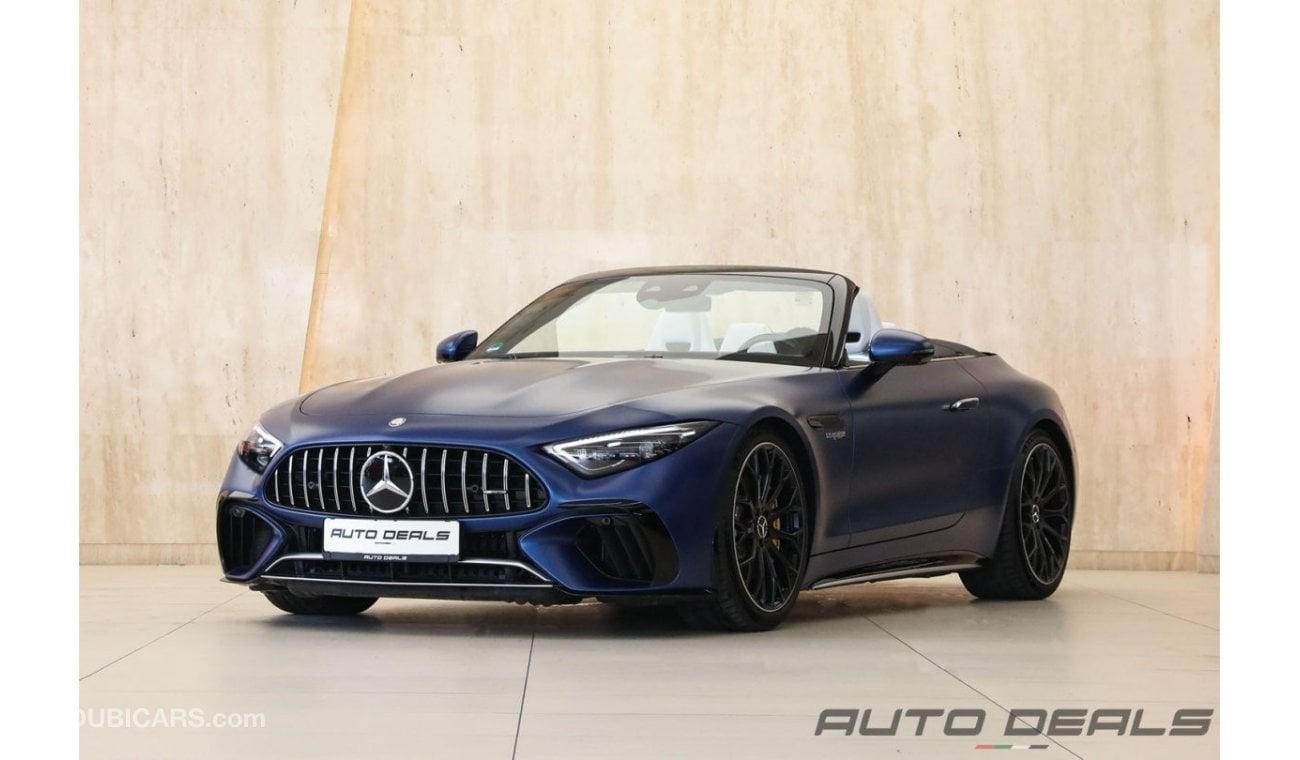 مرسيدس بنز SL 63 AMG 4Matic Roadster | 2023 - Brand New - Best in Class | 4.0L V8