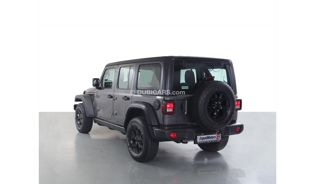 Jeep Wrangler 2,750x60 • 0% DP • Warranty Available • GCC •