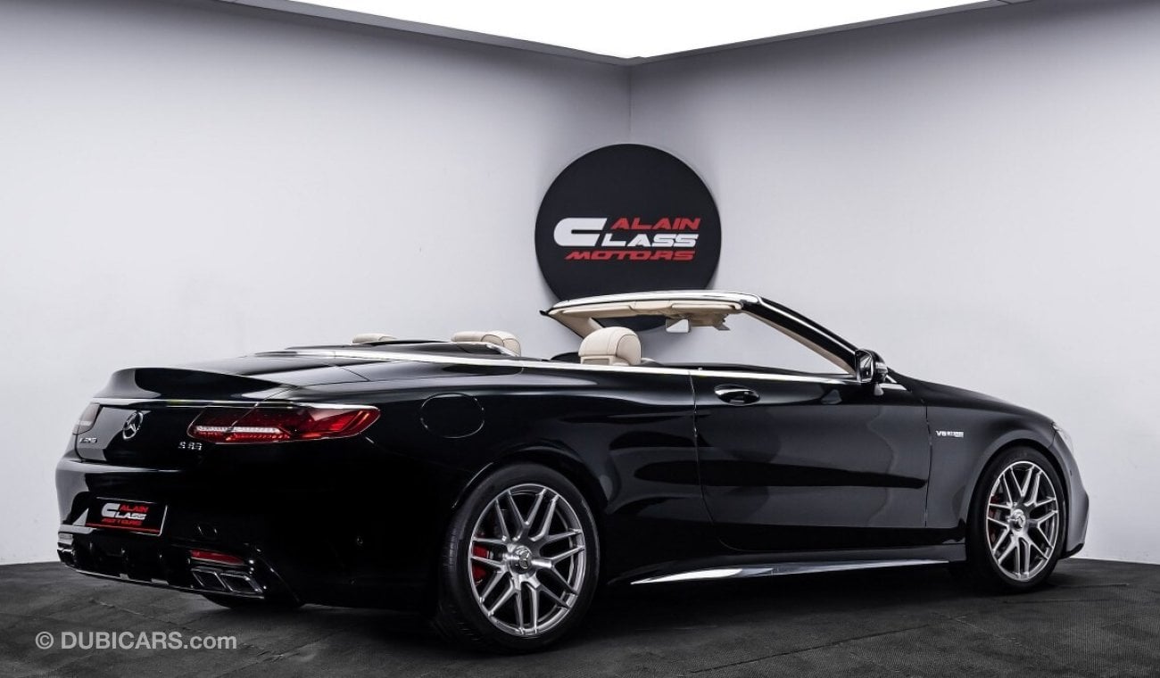 مرسيدس بنز S 63 AMG Cabriolet 2018 - Euro Specs