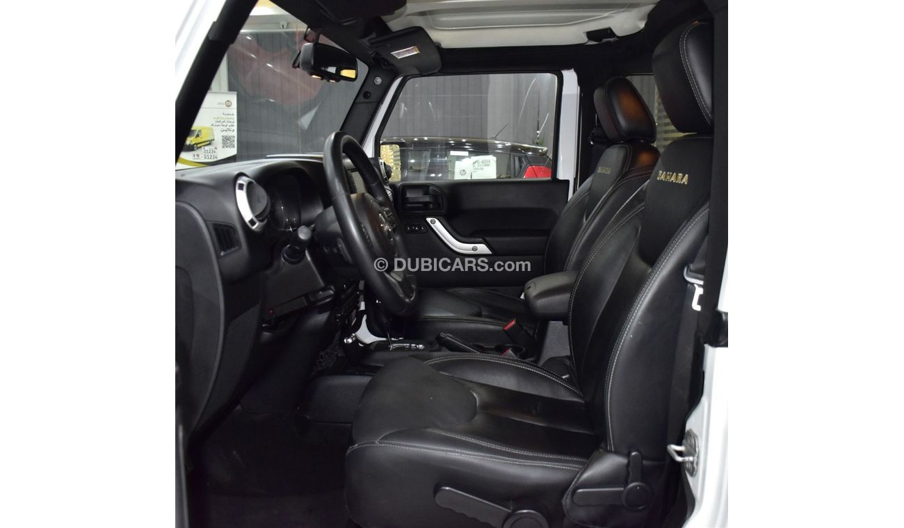 Jeep Wrangler EXCELLENT DEAL for our Jeep Wrangler Sahara ( 2014 Model ) in White Color GCC Specs