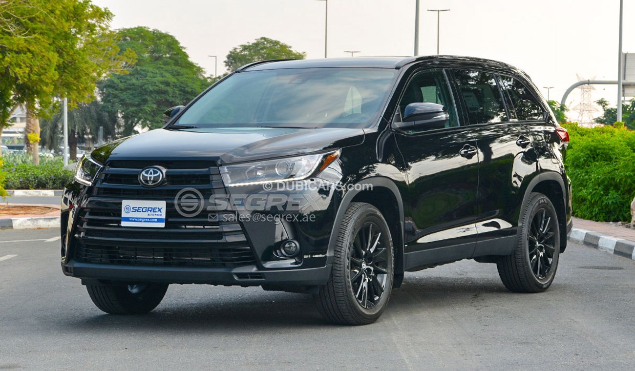 Toyota Highlander 2019 MODEL NIGHTSHADE LIMITED EDITION 3.5L V6. LOCAL REGISTRATION POSSIBLE +10 %