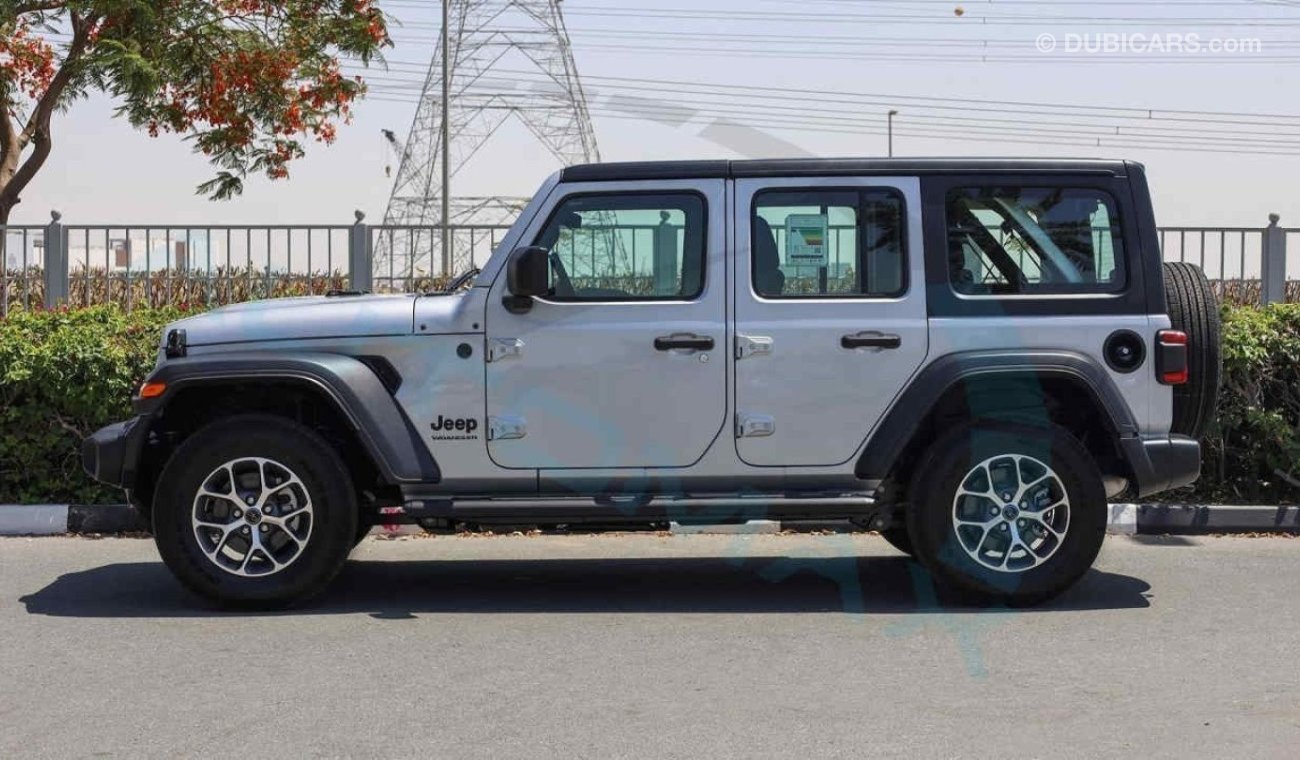 Jeep Wrangler Unlimited Sport S Turbo , 2024 GCC , 0Km , With 5 Years Warranty & 3 Years Service @Official Dealer