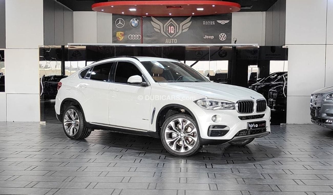 BMW X6 35i Exclusive AED 2,300 P.M | 2015 BMW X6 XDRIVE 35i | GCC | 360* CAMERAS  EXCLUSIVE WITH SUNROOF |