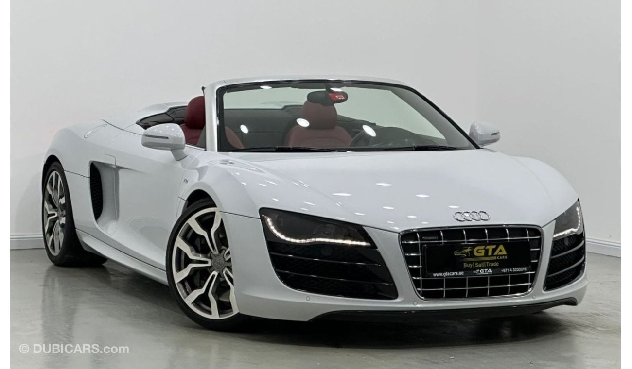 أودي R8 2012 Audi R8 Quattro V10 Spyder, Full Service History, Very Low Kms, GCC Specs