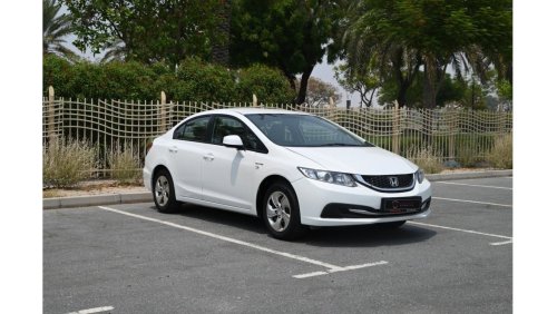 Honda Civic EXi 0 % DP - AGENCY MAINTAINED - HONDA CIVIC 2015 - GCC SPECS - FIRST OWNER - WELL MAINTAINED