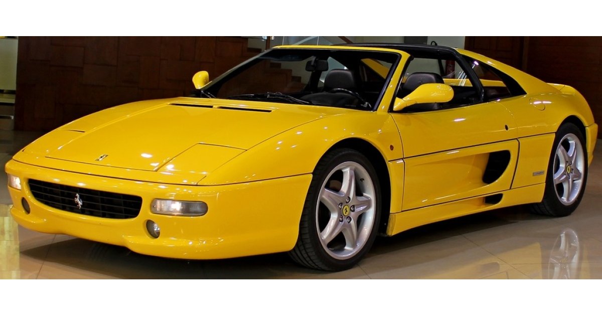 Ferrari F355 GTS for sale: AED 355,000. Yellow, 1997