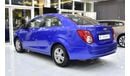 شيفروليه سونيك EXCELLENT DEAL for our Chevrolet Sonic ( 2012 Model ) in Blue Color GCC Specs