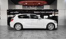 BMW 120i STD AED 800 P.M | 2019 BMW 120i | UNDER WARRANTY | GCC | 2.0L | ORIGINAL PAINT