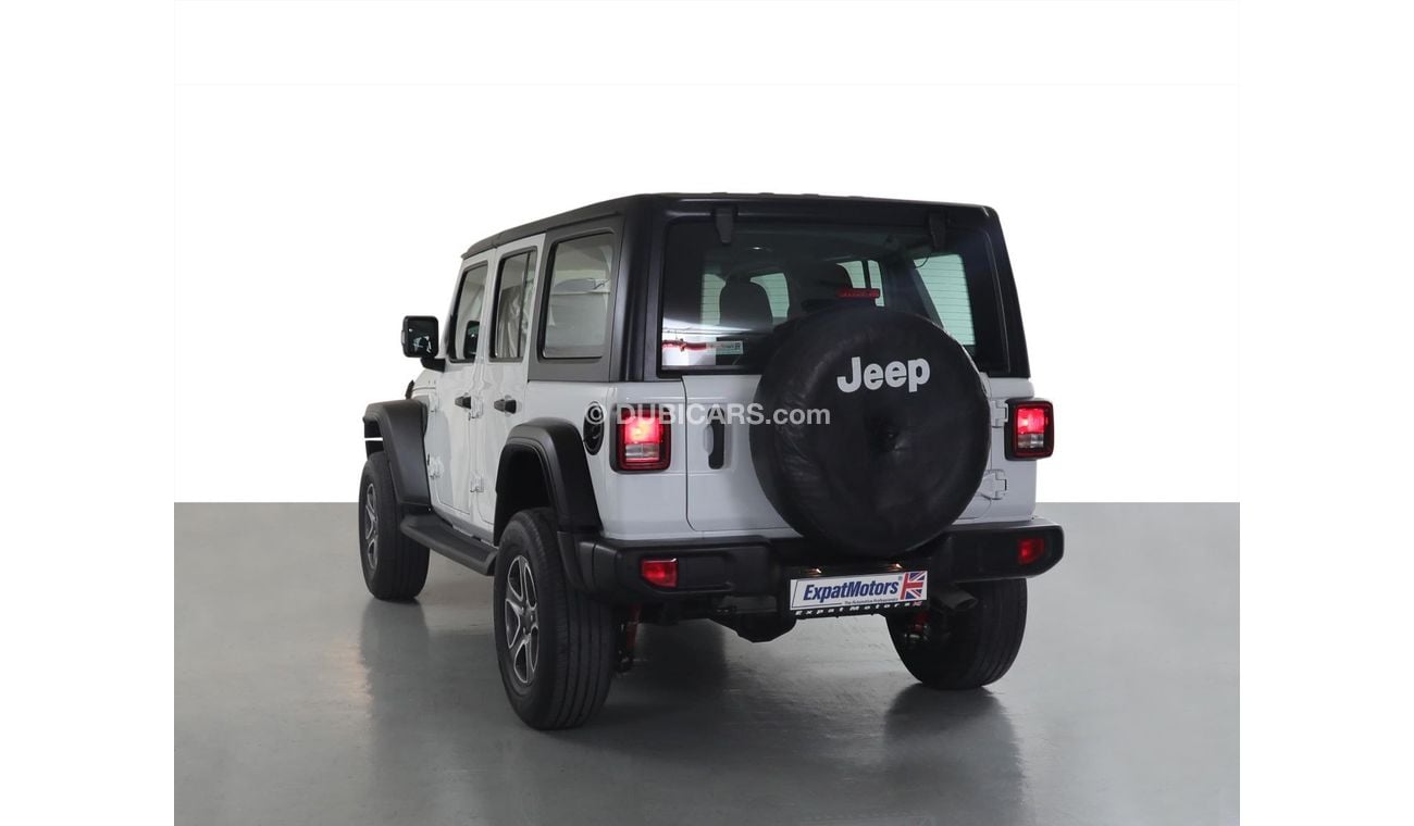 جيب رانجلر Unlimited Sport 3.6L A/T • 2,850x60 • 0% DP • 2021 • Jeep Warranty