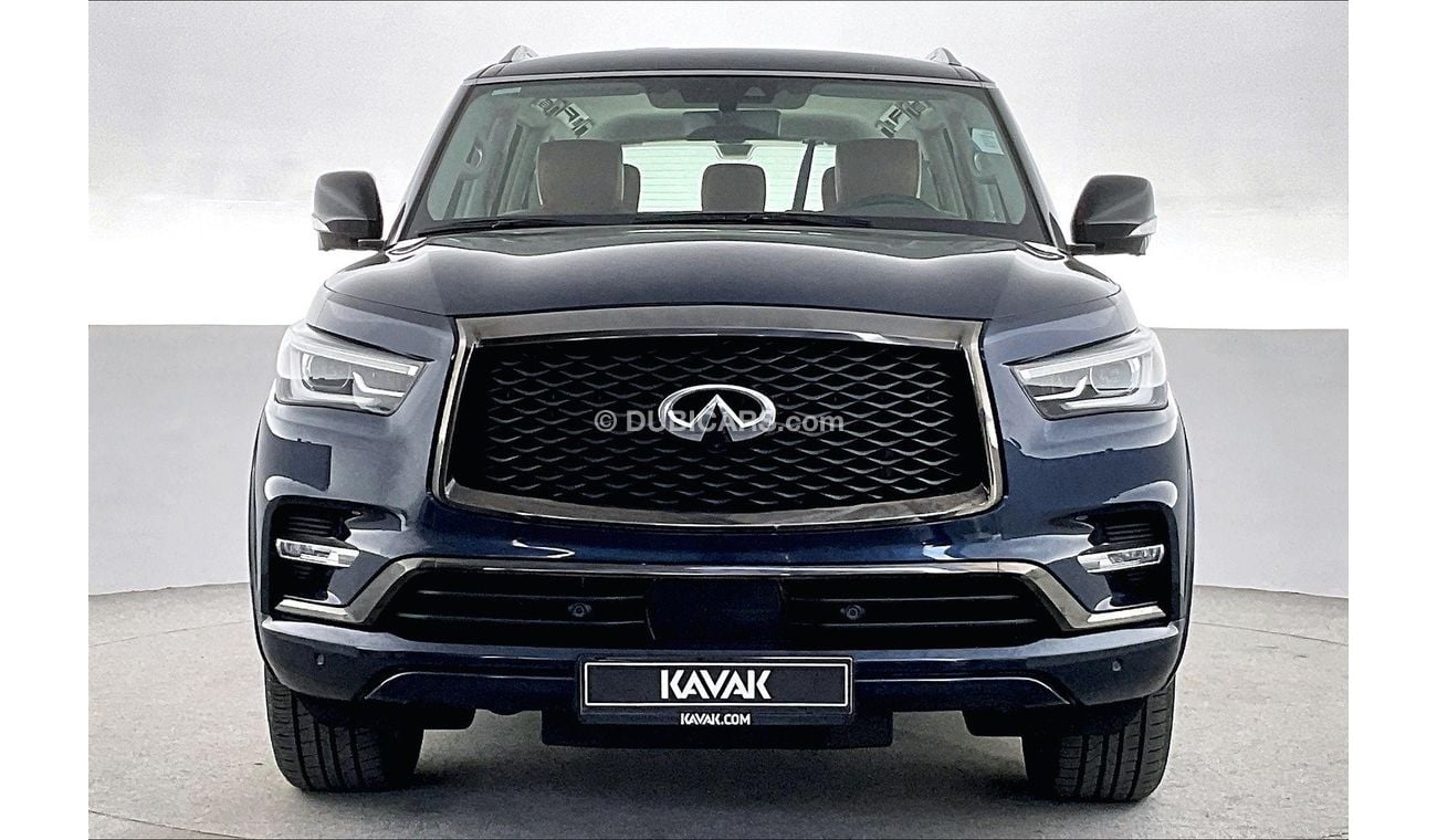 Infiniti QX80 Luxe Sensory ProActive - Black Edition | 1 year free warranty | 0 Down Payment