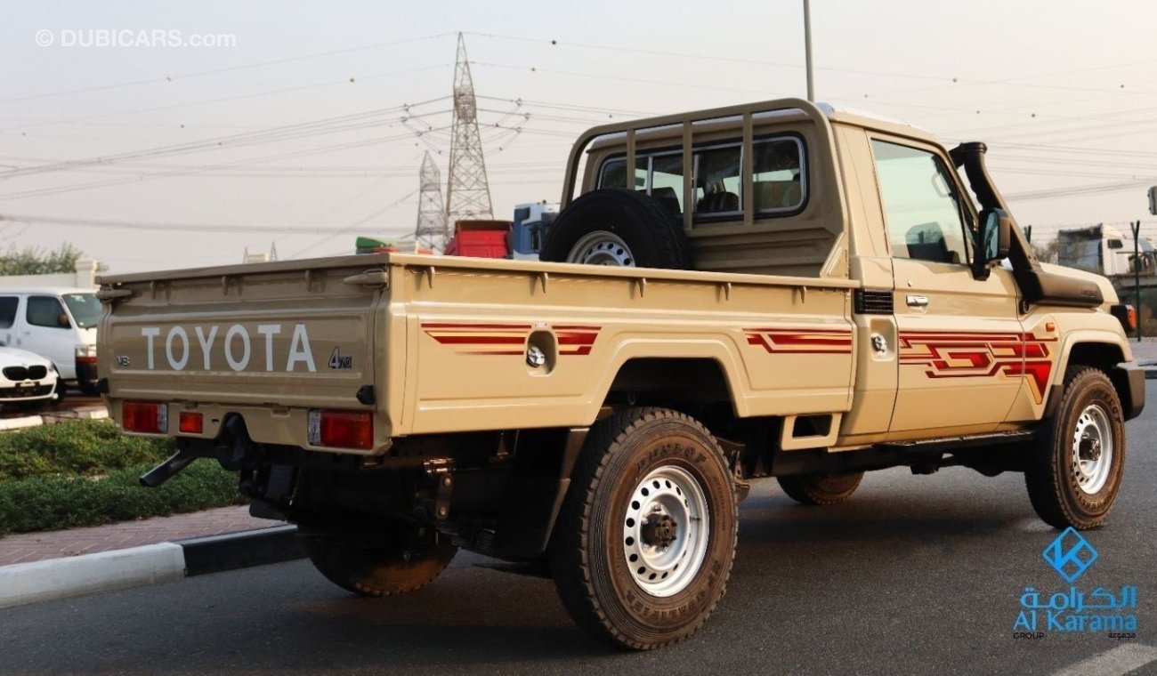 Toyota Land Cruiser Pick Up DIESEL 4.5 LTR V8 2024 , DIFFLOCK ,POWER WINDOW , CENTER LOCK , 11 LEAF SUSPENSION ,dual fuel tank