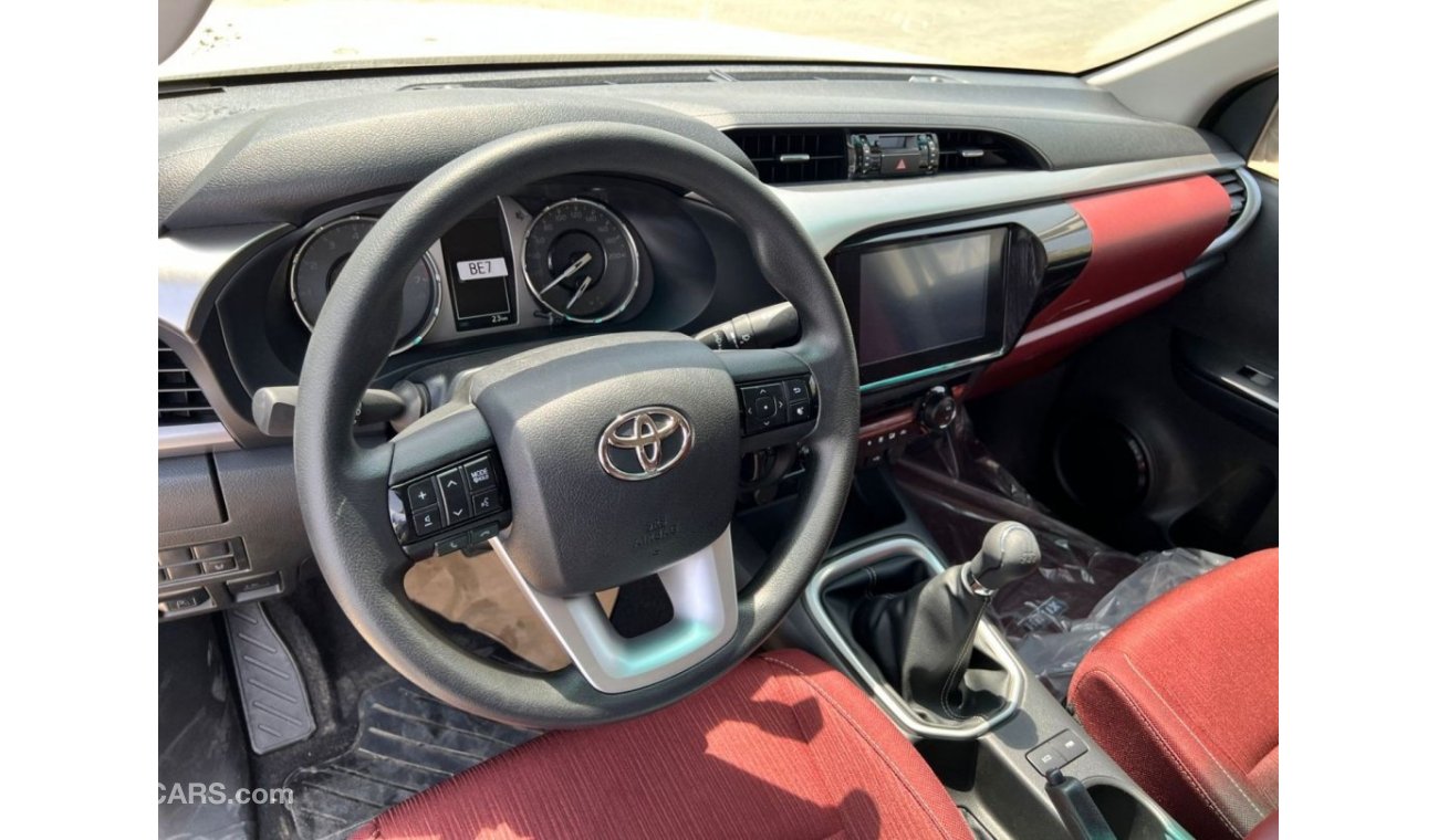 تويوتا هيلوكس 2024 Toyota Hilux Double Cab GLX-S (Full-Option with Key Start) 2.7L 4Cyl Petrol M/T 4x4 Only For Ex