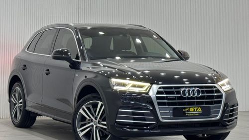 أودي Q5 45 TFSI Quattro S Line 2.0L (252 HP) 2019 Audi Q5 45TFSI S-Line Quattro, Warranty, Full Audi Service