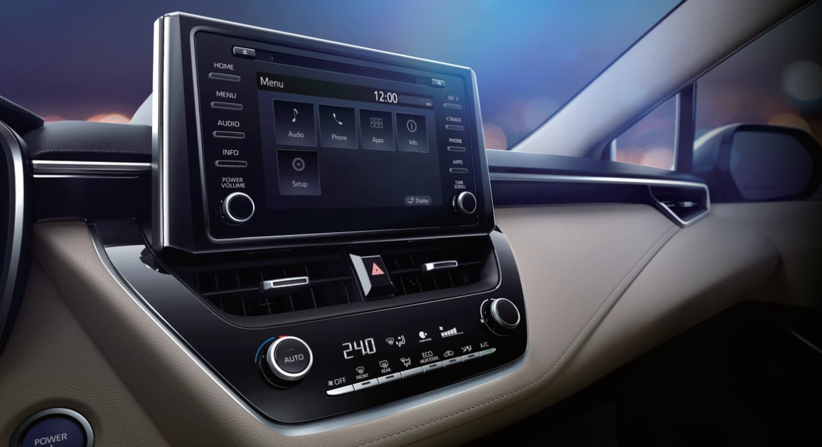 Toyota Corolla interior - Multimedia Screen