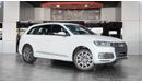 Audi Q7 AED 1,100 P.M | 2017 AUDI Q7 45 TFSI QUATTRO  | 7 SEATS | GCC | FULL SERVICE HISTORY